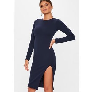 Misguided Navy Dress